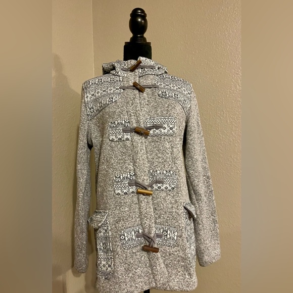 Patagonia Jackets & Blazers - Patagonia Gray Patterned Toggle Jacket